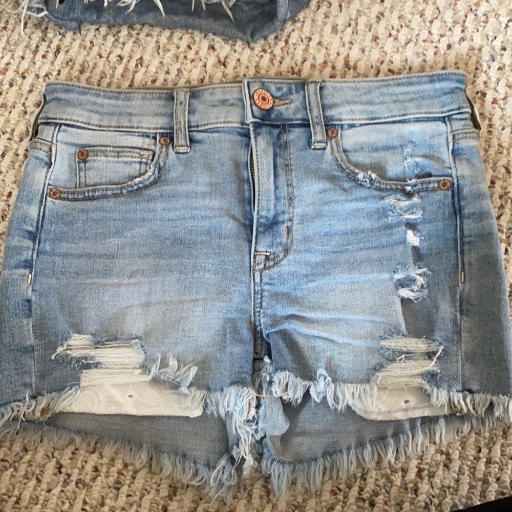 american eagle super stretch shorts
